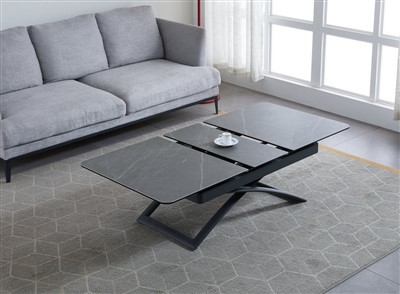 Mesa de comedor extensible de cerámica