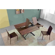 Mesa de comedor expandible que ahorra espacio